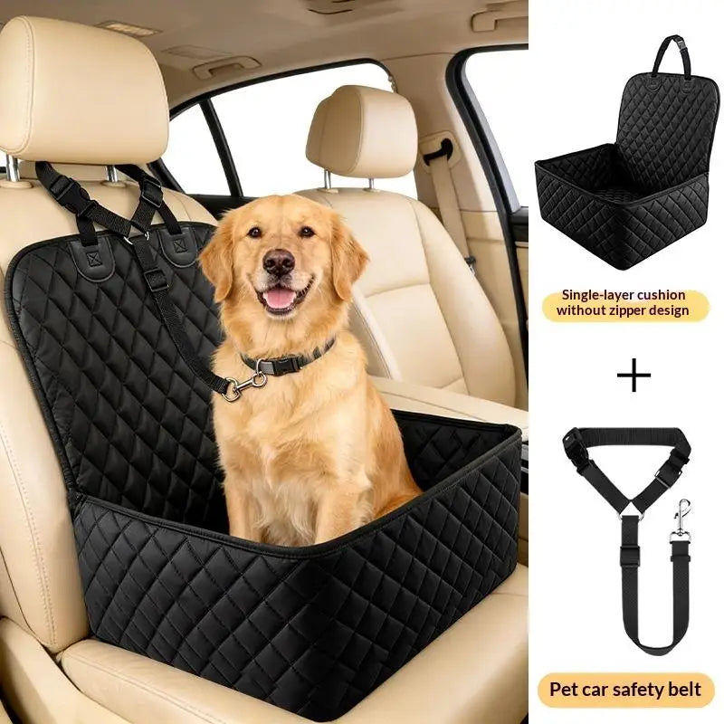 Dog Cat Car Seat Cover Waterproof Protective Mat Carrier Cushion for Pets on Holiday Road Trips