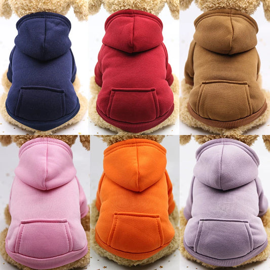 Warm Hoodie Coat for Small Dogs – Cozy Pullover for Chihuahuas & French Bulldogs
