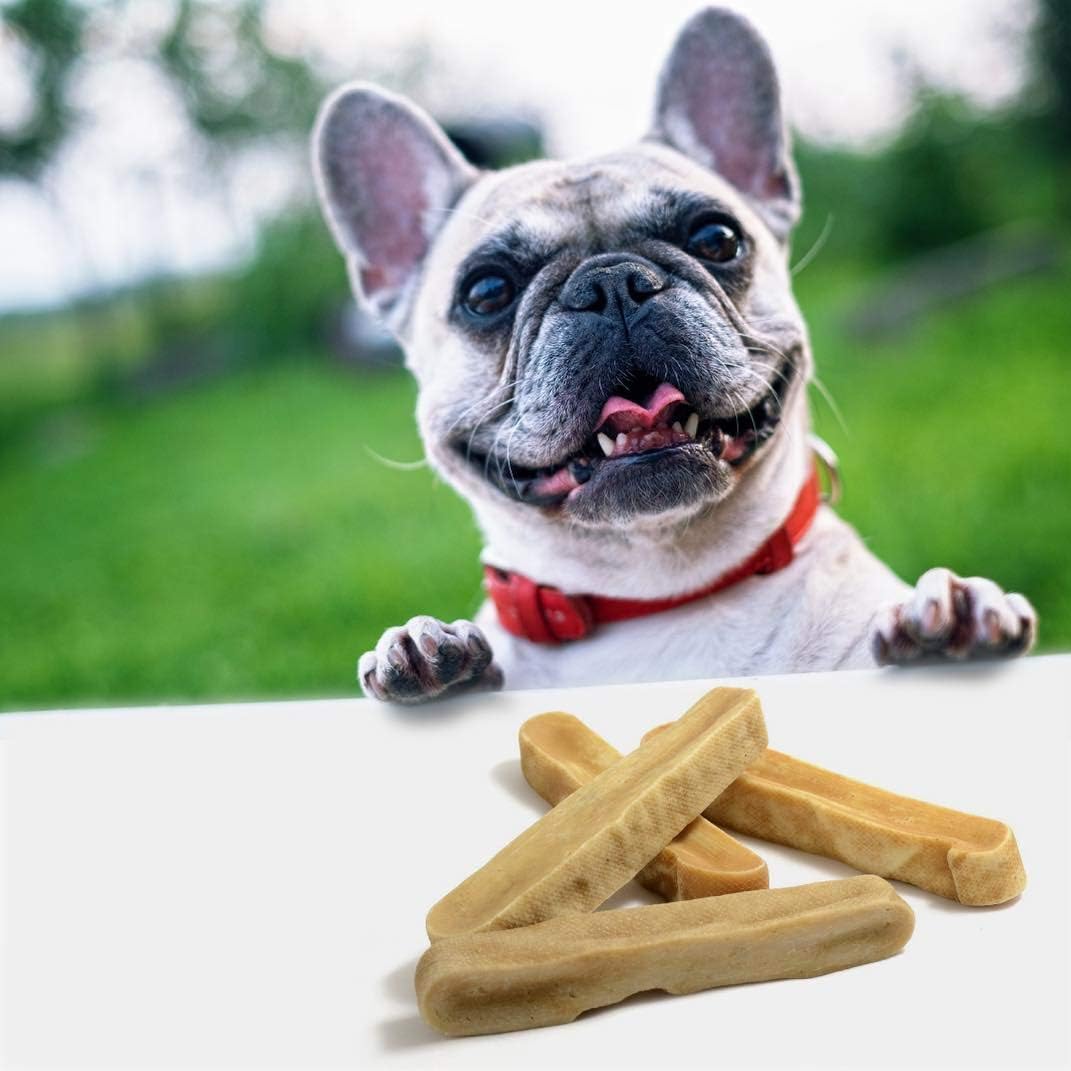 Long-Lasting Gold Yak Chews for Large Dogs
