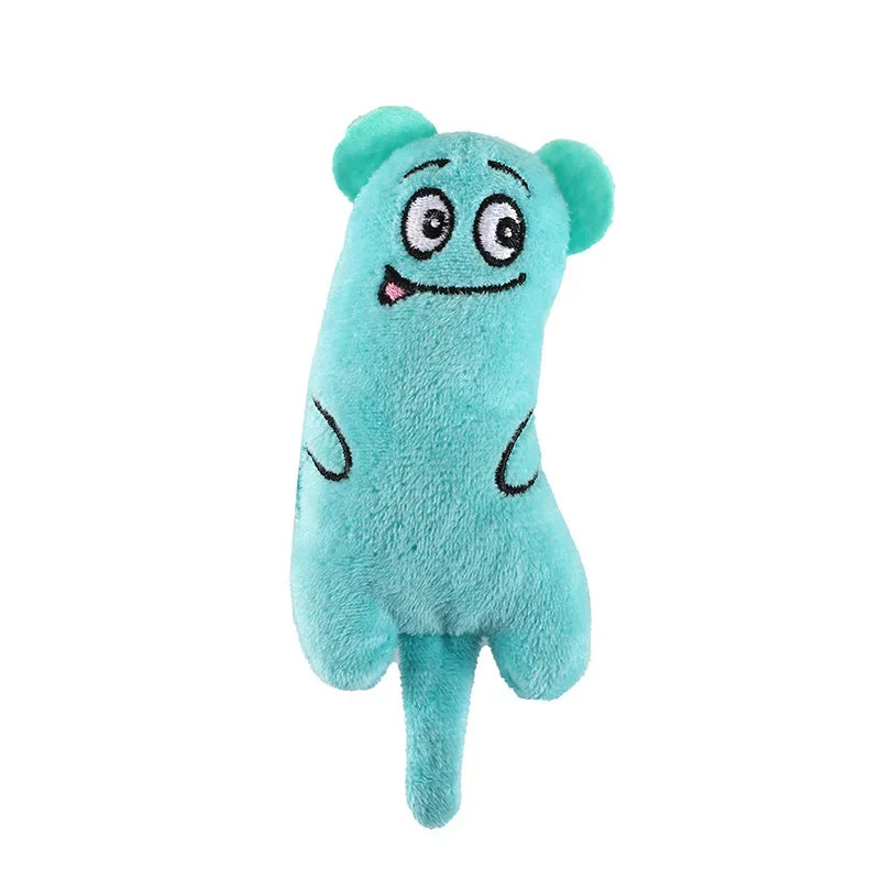 Cute Cat Toys Play Funny Interactive Plush Cat Toy Mini Teeth Grinding Catnip Toys Kitten Chewing Squeaky Toy Pets Accessories