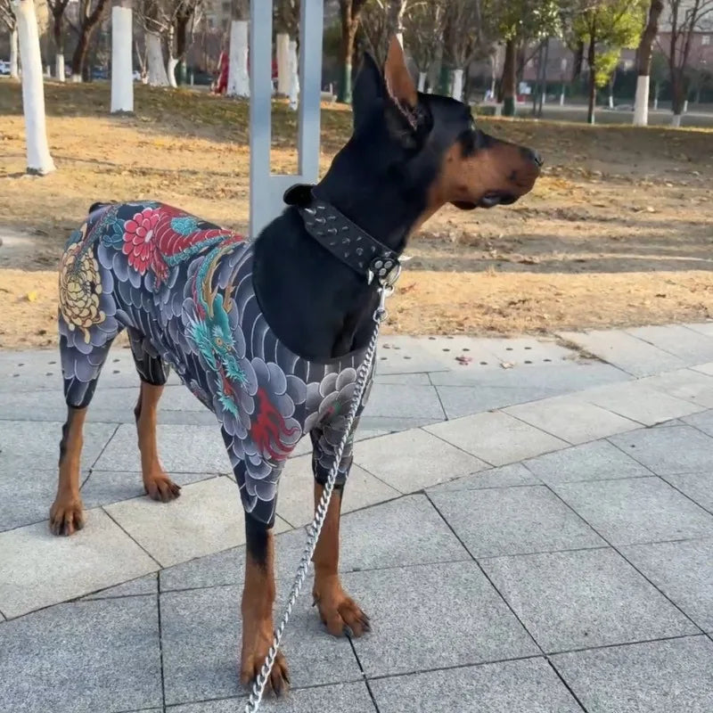 Tattoo-Style Pet Shirt | Fun Outfit for Dogs & Cats