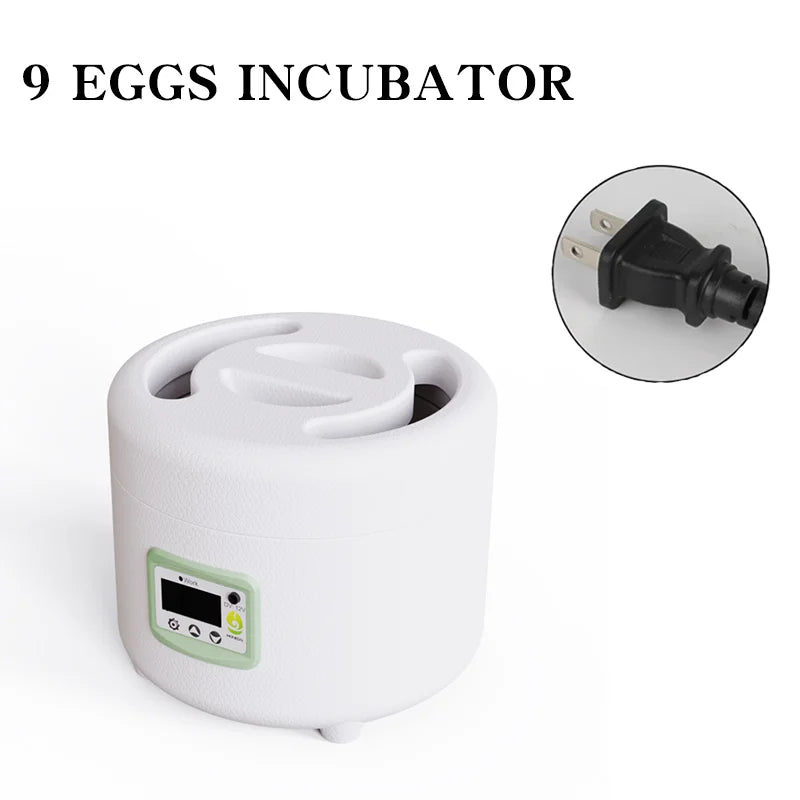 9 Eggs Incubator Simple operation Chicken, Duck and Bird Incubator Small household intelligent incubator