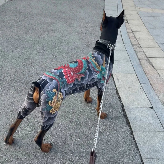 Tattoo-Style Pet Shirt | Fun Outfit for Dogs & Cats