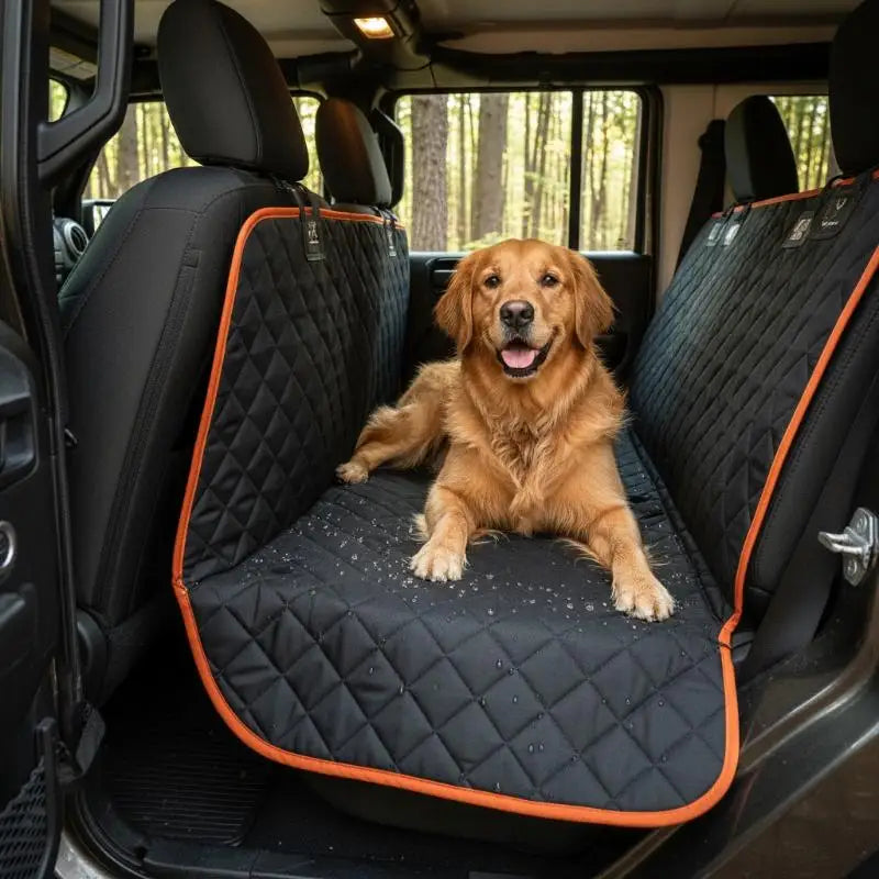 Dog Cat Car Seat Cover Waterproof Protective Mat Carrier Cushion for Pets on Holiday Road Trips