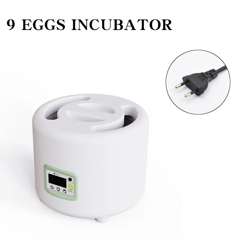 9 Eggs Incubator Simple operation Chicken, Duck and Bird Incubator Small household intelligent incubator