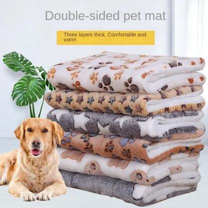 Double-Sided Pet Mat | Soft Plush Sleeping Bed for Cats & Small Dogs