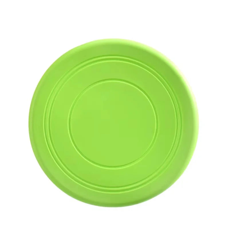 Durable Dog Frisbee Toy | Soft Rubber Flying Disc for Fetch & Training