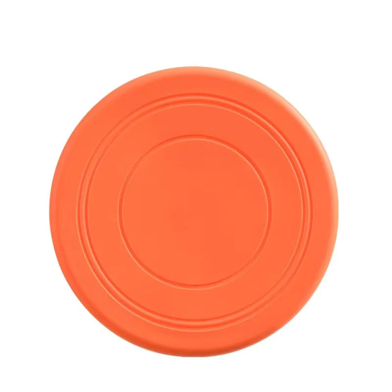 Durable Dog Frisbee Toy | Soft Rubber Flying Disc for Fetch & Training