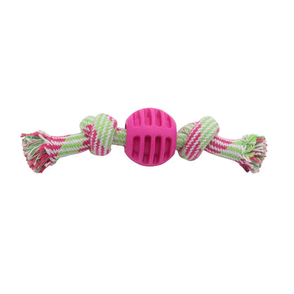 Pet Rope Chew Toy, Rope Toy for Dog Teeth Cleaning, Bite Resistant String Ball Play Toy, Entertainment Toy, 1PC