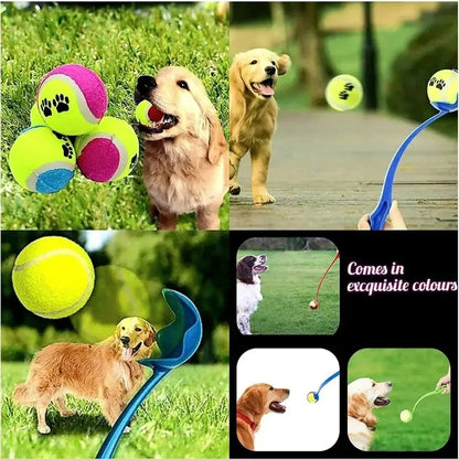 Dog Tennis Ball Launcher – Interactive Fetch Toy