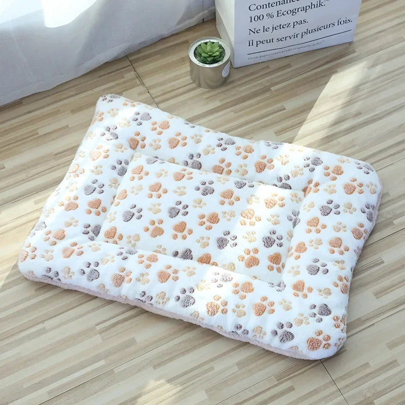 Double-Sided Pet Mat | Soft Plush Sleeping Bed for Cats & Small Dogs