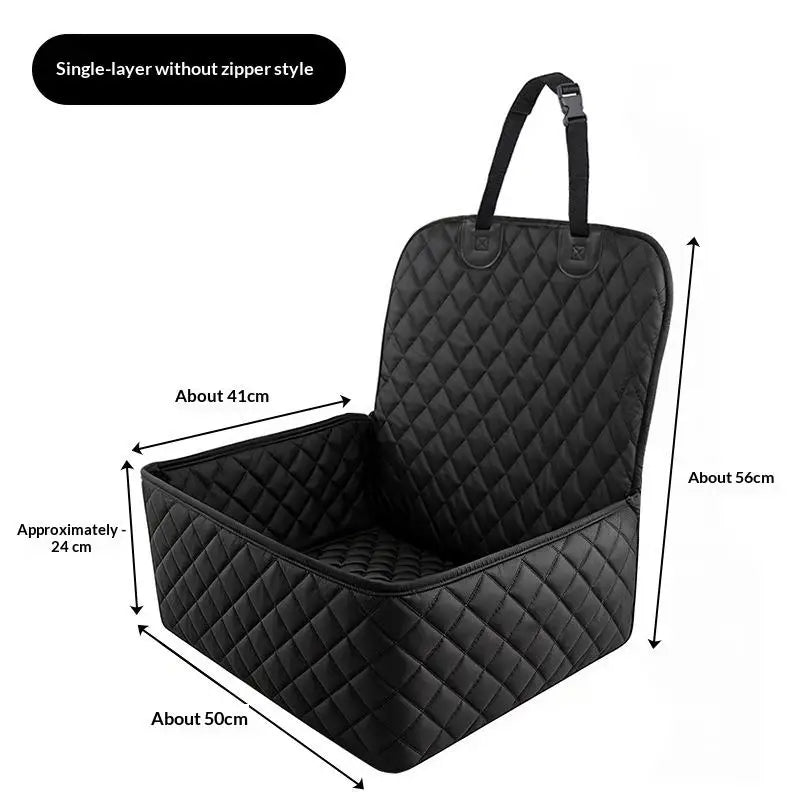Dog Cat Car Seat Cover Waterproof Protective Mat Carrier Cushion for Pets on Holiday Road Trips