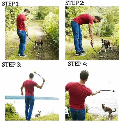 Dog Tennis Ball Launcher – Interactive Fetch Toy