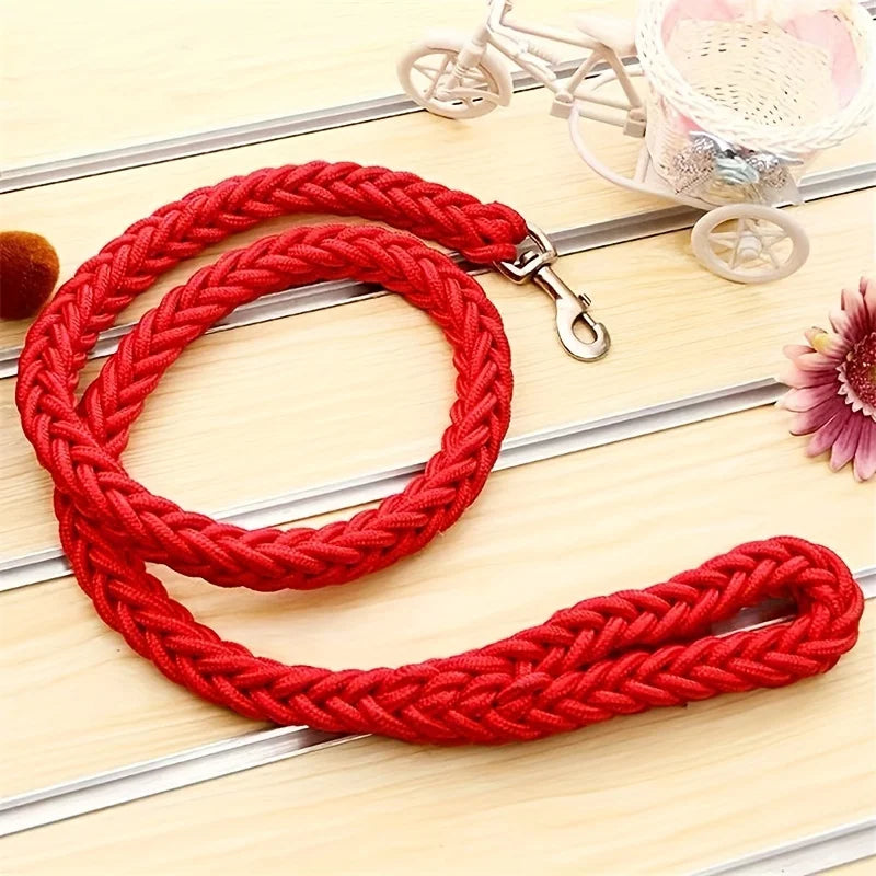 Large Dog Strong Dog Leash, Durable Braided Dog Leash for Effective Training and Comfortable Walking