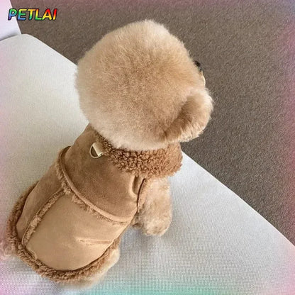 Designer Dog Vest Jacket | Luxury Soft Coat for Small & Medium Dogs