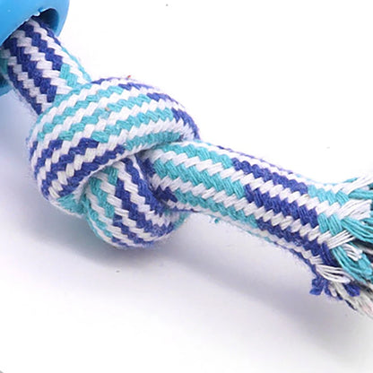 Pet Rope Chew Toy, Rope Toy for Dog Teeth Cleaning, Bite Resistant String Ball Play Toy, Entertainment Toy, 1PC