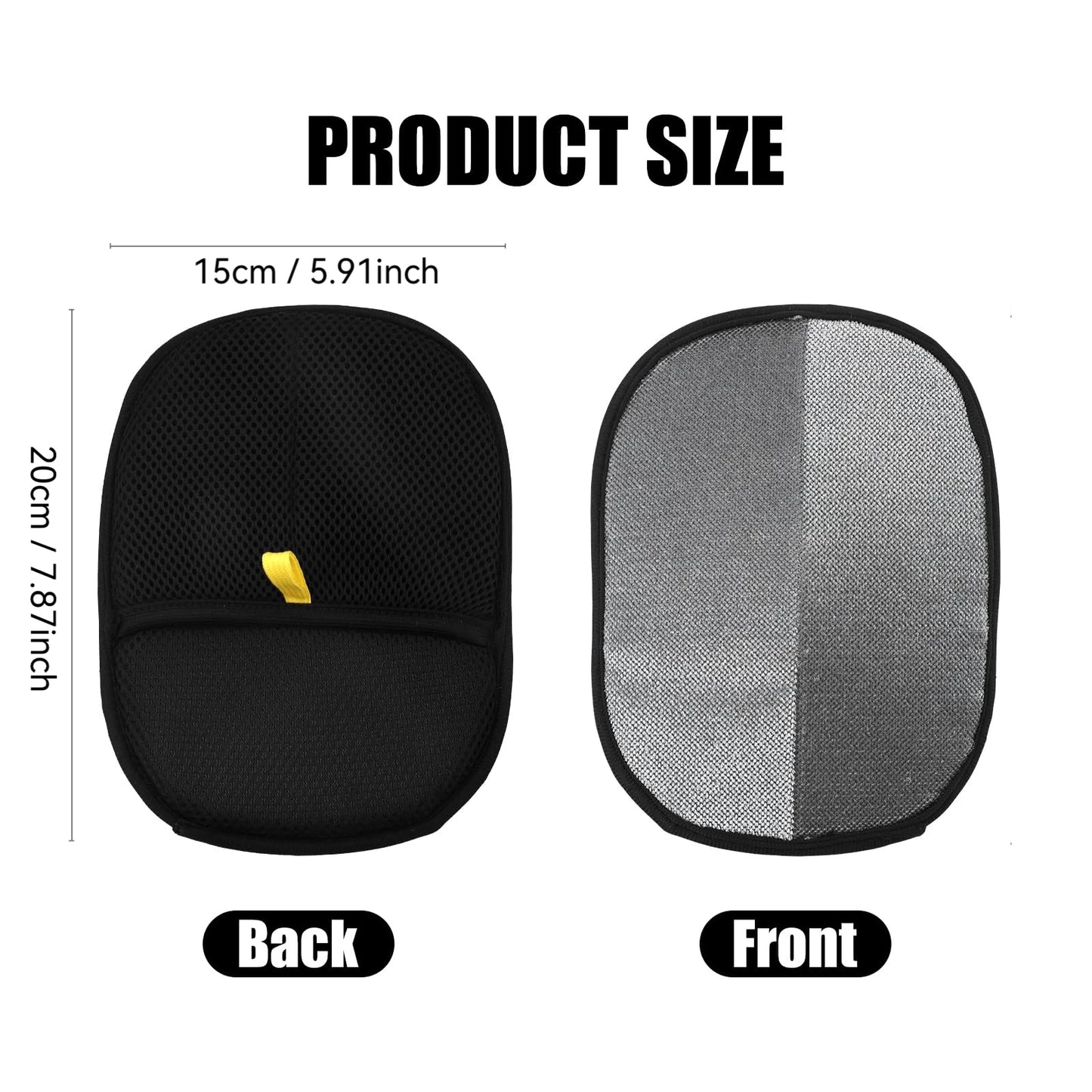 Pet Hair Removal Gloves | Reusable Static & Double-Sided Grooming Gloves