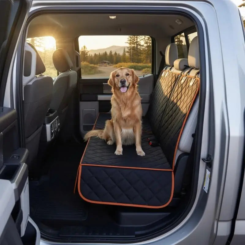 Dog Cat Car Seat Cover Waterproof Protective Mat Carrier Cushion for Pets on Holiday Road Trips