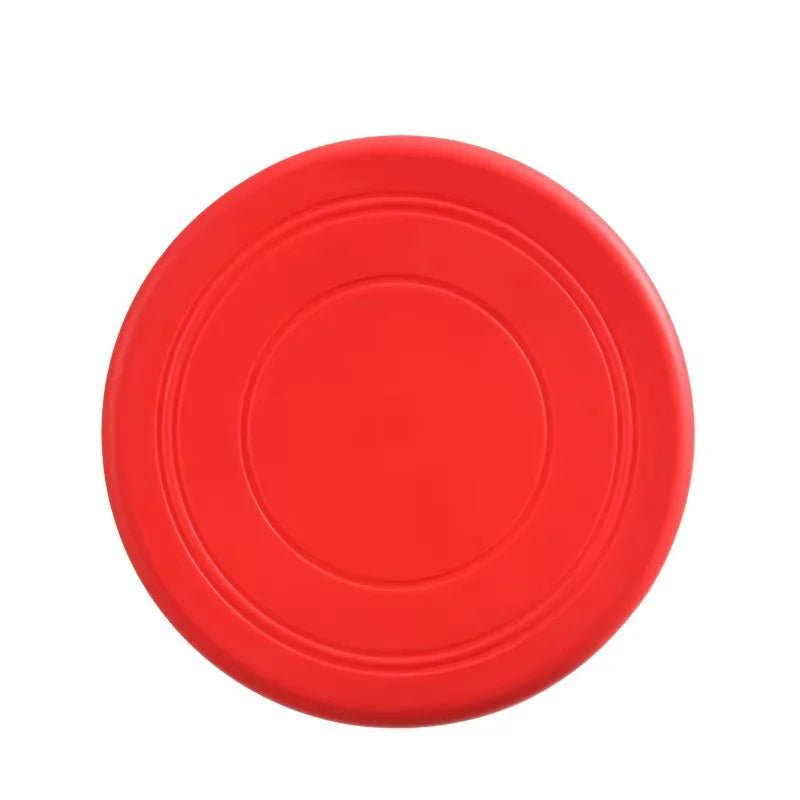 Durable Dog Frisbee Toy | Soft Rubber Flying Disc for Fetch & Training