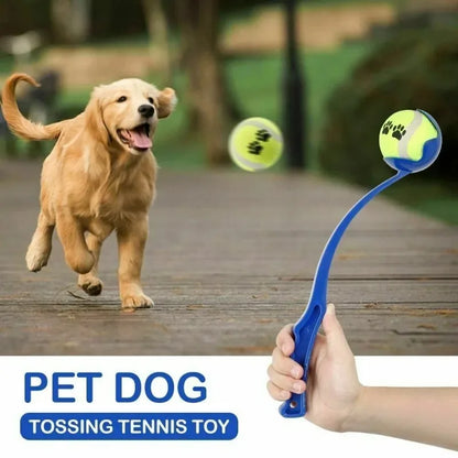 Dog Tennis Ball Launcher – Interactive Fetch Toy