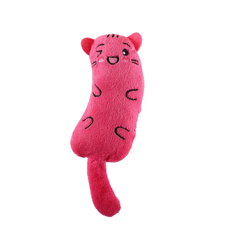 Cute Cat Toys Play Funny Interactive Plush Cat Toy Mini Teeth Grinding Catnip Toys Kitten Chewing Squeaky Toy Pets Accessories