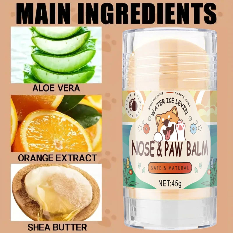 Pet Paw Care Cream | Natural Shea Butter & Coconut Oil Moisturizer for Dogs & Cats
