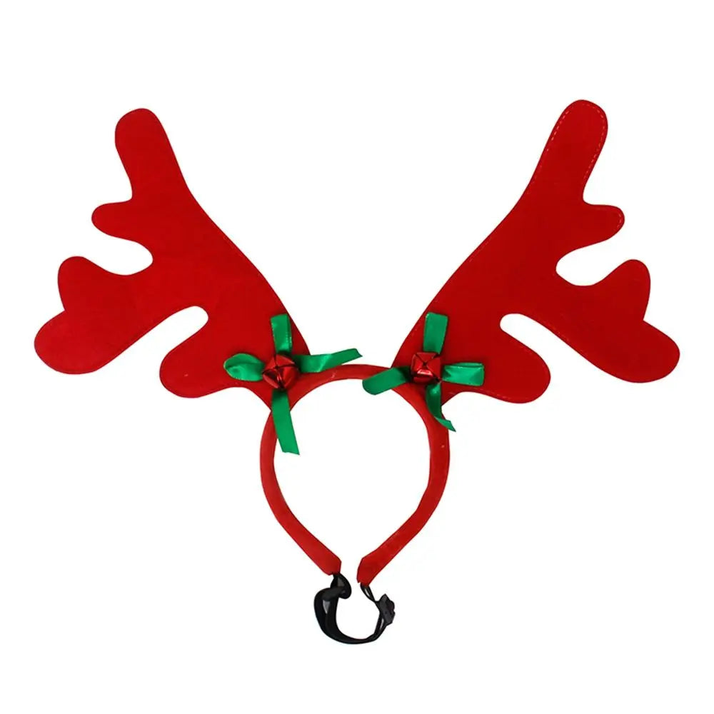 Christmas Pet Headband Deer Horn Hat Costume Dog Puppy Cat Cosplay Party Dress Up Product Pet Supplies