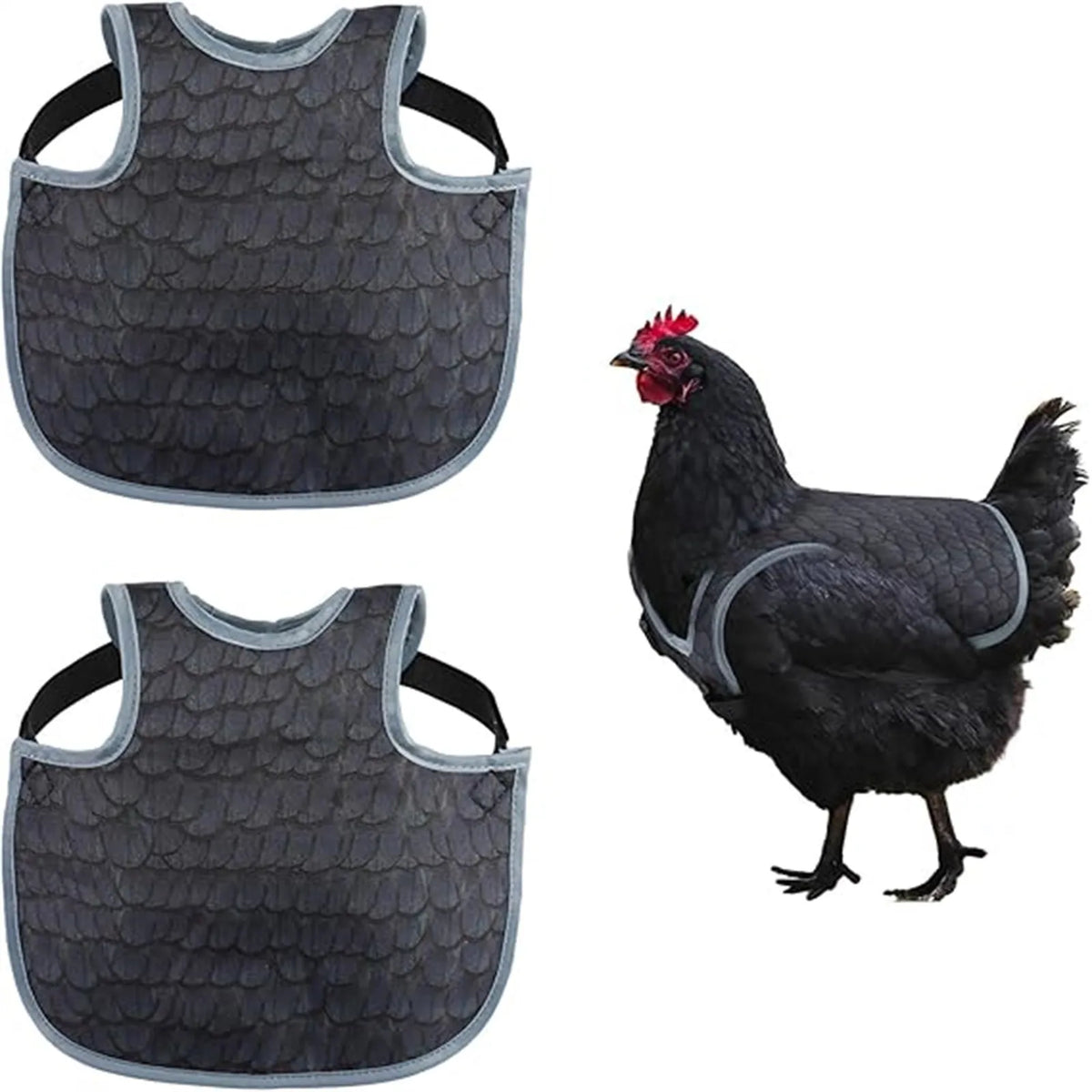 Chicken Saddle For Hens Adjustable Strap Chicken Saddle Breathable Full Coverage Feather Protection Poultry Accessories