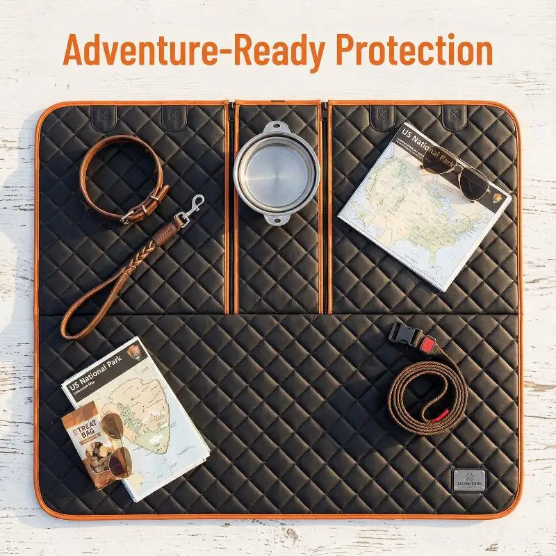Dog Cat Car Seat Cover Waterproof Protective Mat Carrier Cushion for Pets on Holiday Road Trips