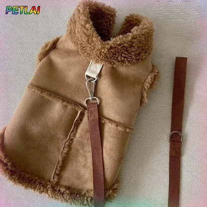 Designer Dog Vest Jacket | Luxury Soft Coat for Small & Medium Dogs