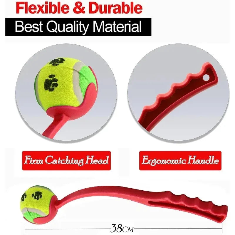 Dog Tennis Ball Launcher – Interactive Fetch Toy