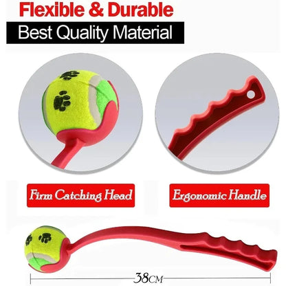 Dog Tennis Ball Launcher – Interactive Fetch Toy