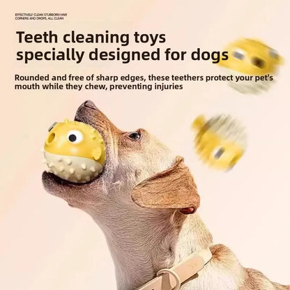 Interactive Bouncing Fish Treat Dispenser Dog Toy Slow Feeder Puzzle for Dogs And Cats Self-Play Boredom Relief Pet Toy