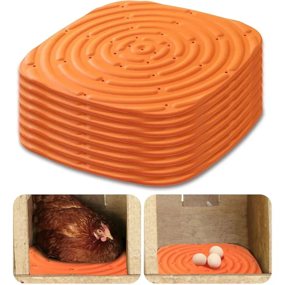 New Washable Chicken Nest Mats Reusable Convenient Nesting Pads Nesting Box Liners for Chicken Coop Accessories