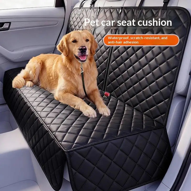 Dog Cat Car Seat Cover Waterproof Protective Mat Carrier Cushion for Pets on Holiday Road Trips