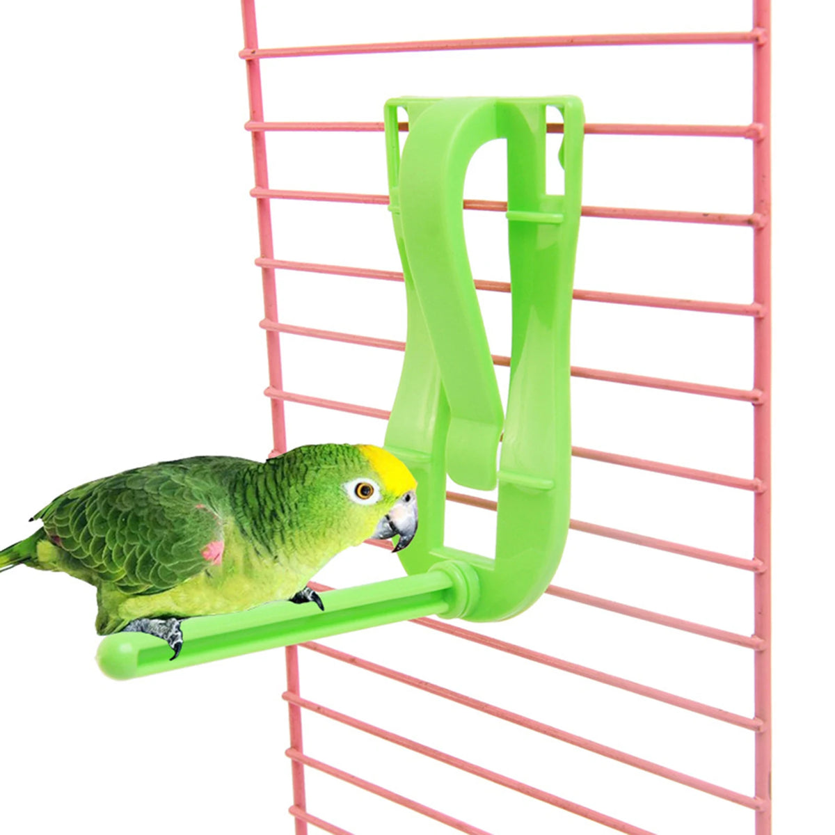 Bird Vegetable Clip Plastic Bird Perch With Food Clip Plastic Durable Bird Feeding Hanger Clip Suitable For Cage Or Play Stand