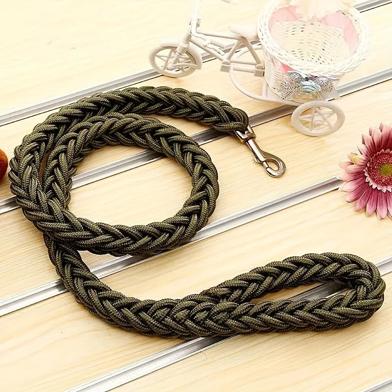 Large Dog Strong Dog Leash, Durable Braided Dog Leash for Effective Training and Comfortable Walking