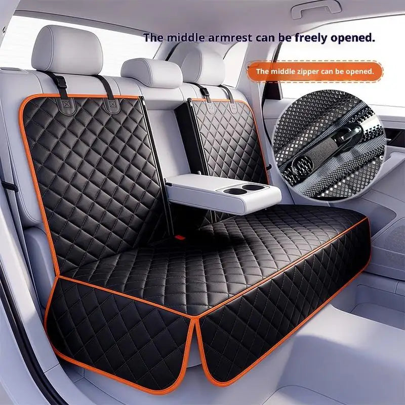 Dog Cat Car Seat Cover Waterproof Protective Mat Carrier Cushion for Pets on Holiday Road Trips