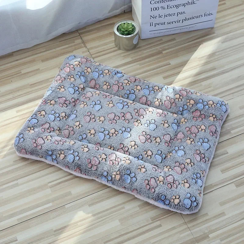 Double-Sided Pet Mat | Soft Plush Sleeping Bed for Cats & Small Dogs
