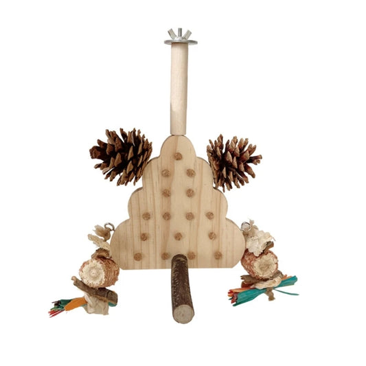Birds Cage Chewing Toy Interactive Distraction Plaything Safe Durable and Reliable Solution for All Types of Birds Y5GB