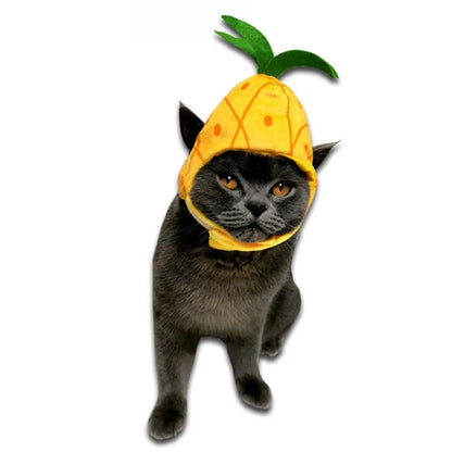 Cute Fruit-Shaped Pet Hat for Dogs & Cats