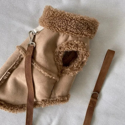 Designer Dog Vest Jacket | Luxury Soft Coat for Small & Medium Dogs
