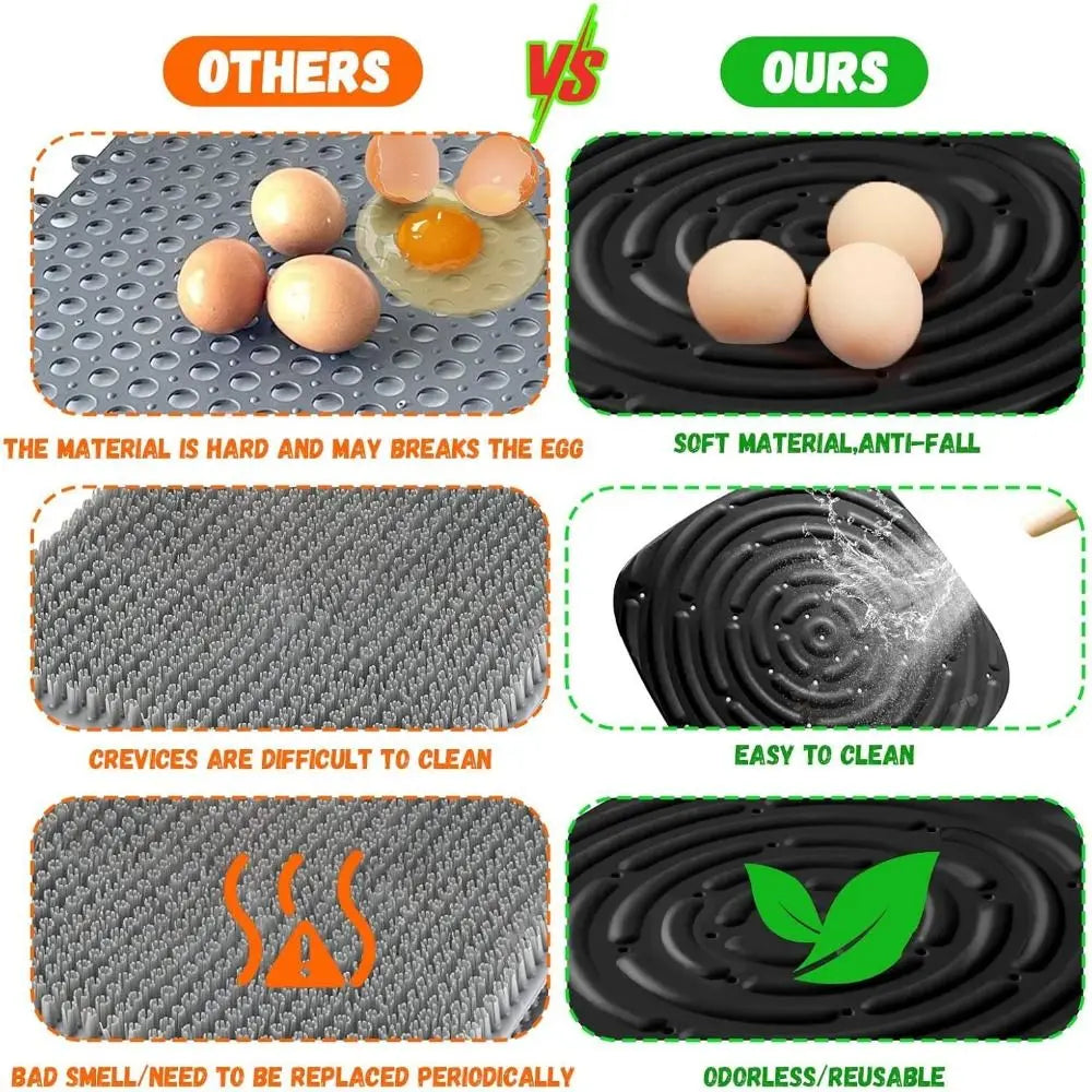 New Washable Chicken Nest Mats Reusable Convenient Nesting Pads Nesting Box Liners for Chicken Coop Accessories
