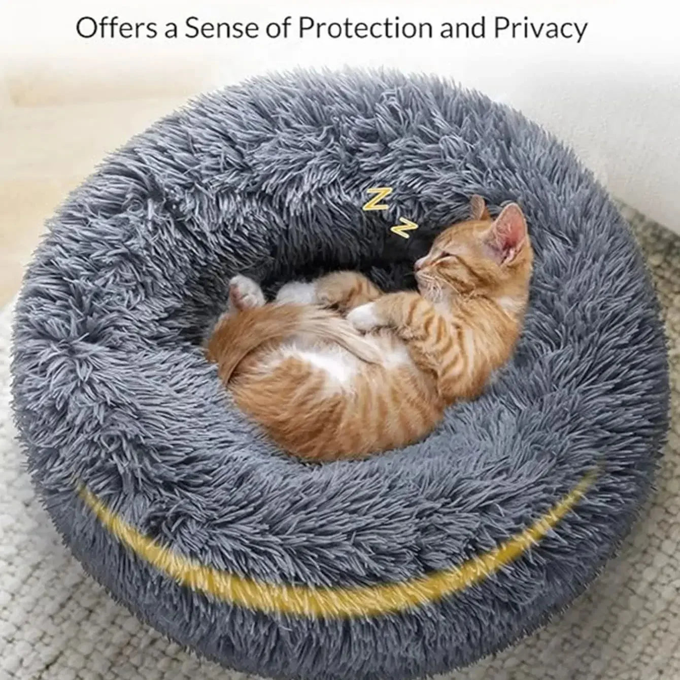 Super Soft Round Pet Bed | 6 Sizes for Large, Medium & Small Dogs and Cats